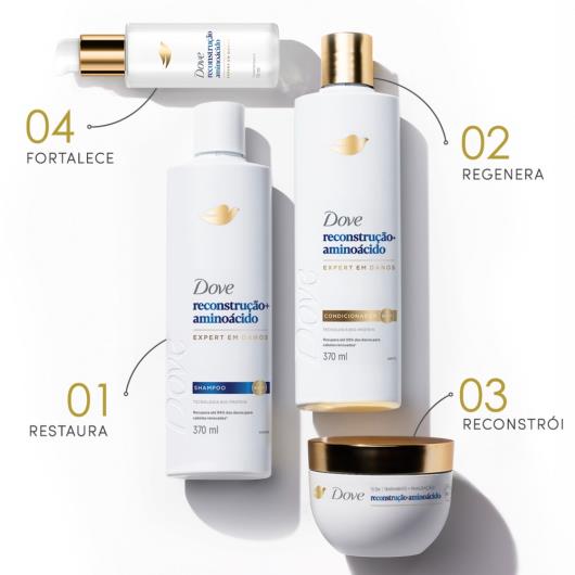 Máscara de Tratamento + Finalizador 2 em 1 DOVE Reconstrução + Queratina 500 g - Imagem em destaque