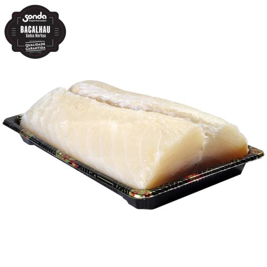 Bacalhau Salgado Seco Gadus Morhua Lombo Embalado 1kg - Imagem em destaque