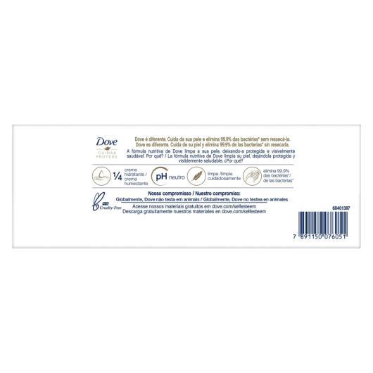 Pack Sabonete Barra Cuidado Antibac Dove Envoltório 6 Unidades 90g Cada Pague Menos - Imagem em destaque