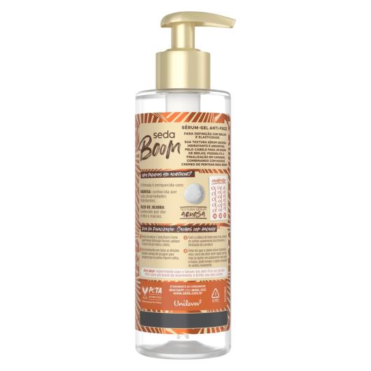 Sérum Gel Antifrizz Seda Boom Definição Flexível Frasco 190ml Pump - Imagem em destaque