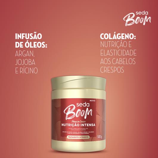 Tratamento Intensivo Seda Boom Nutrição Intensa Pote 500g - Imagem em destaque
