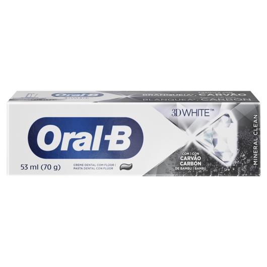 Creme Dental Mineral Clean Oral-B 3D White Caixa 70g - Imagem em destaque