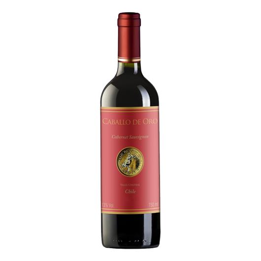 Vinho Tinto Chileno Cabernet Sauvignon Caballo de Oro Garrafa 750ml - Imagem em destaque