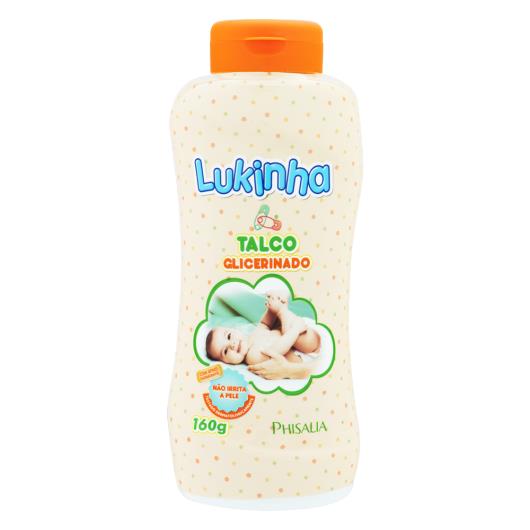 Talco Bebê Glicerinado Lukinha Frasco 160g - Imagem em destaque