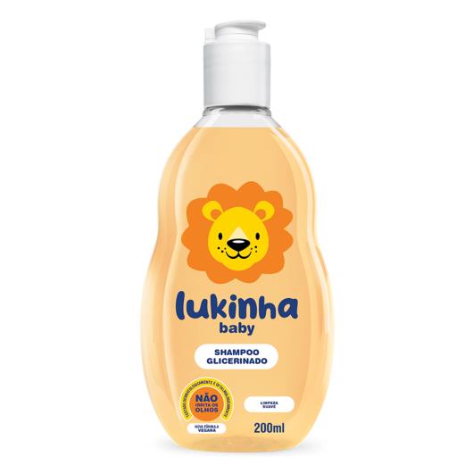Shampoo glicerinado Lukinha 200ml - Imagem em destaque