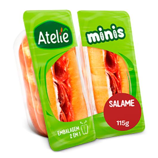 Sanduíche Ateliê Mini Salame 115g - Imagem em destaque