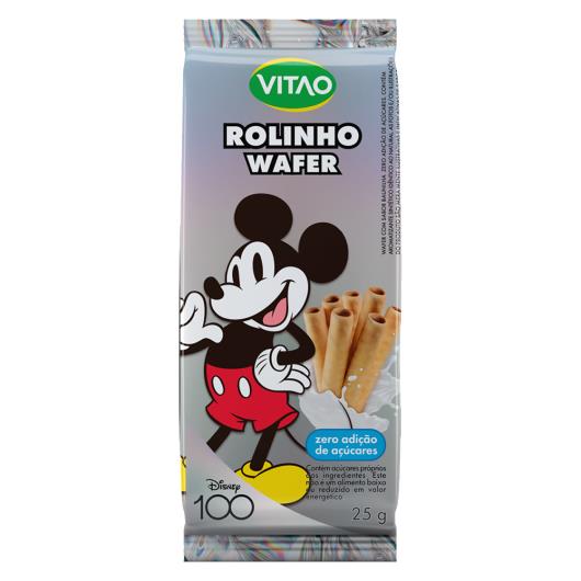 Rolinhos de Wafer Baunilha Mickey Mouse Vitao Pacote 25g - Imagem em destaque
