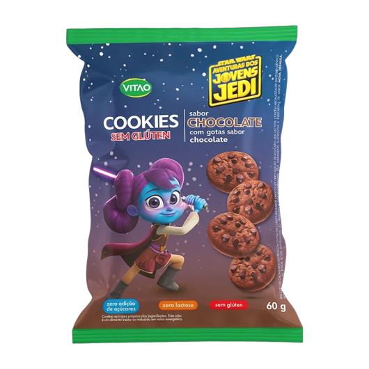 Cookie sem glúten chocolate com gotas de chocolate Vitao Disney 60g - Imagem em destaque