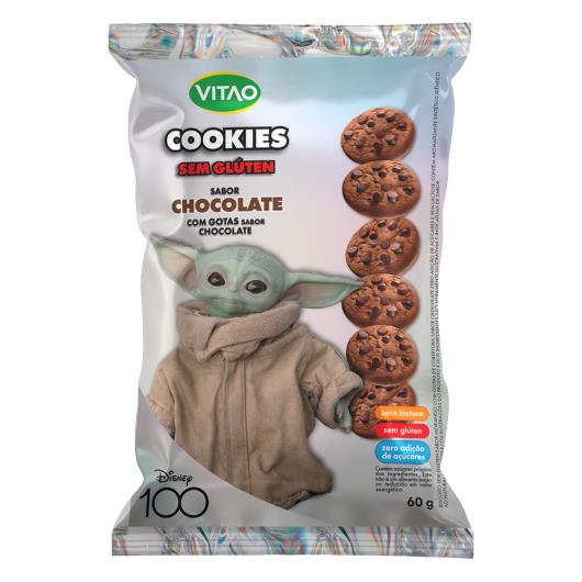 Biscoito Cookie Vegano Chocolate com Gotas de Chocolate sem Glúten Star Wars Vitao Pacote 60g - Imagem em destaque