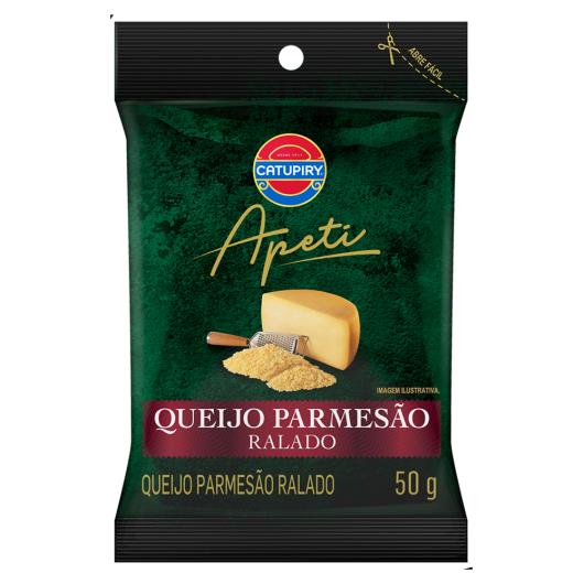 Queijo Parmesão Ralado Catupiry Apeti Pacote 50g - Imagem em destaque