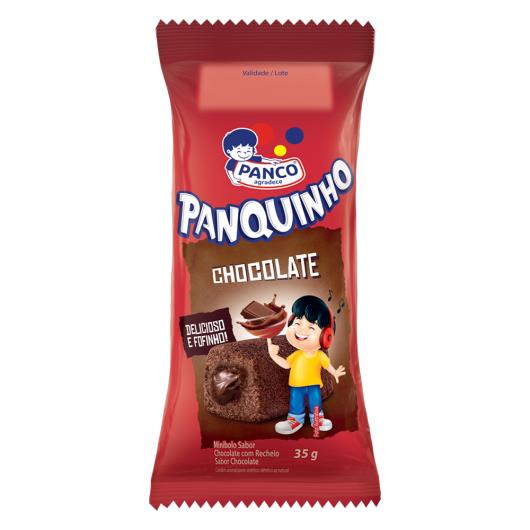 Minibolo Chocolate Recheio Chocolate Panco Panquinho Pacote 35g - Imagem em destaque
