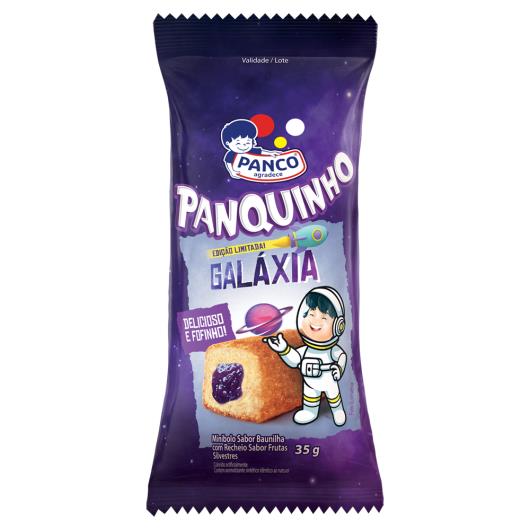 Minibolo Baunilha Recheio Frutas Silvestres Panco Panquinho Pacote 35g - Imagem em destaque