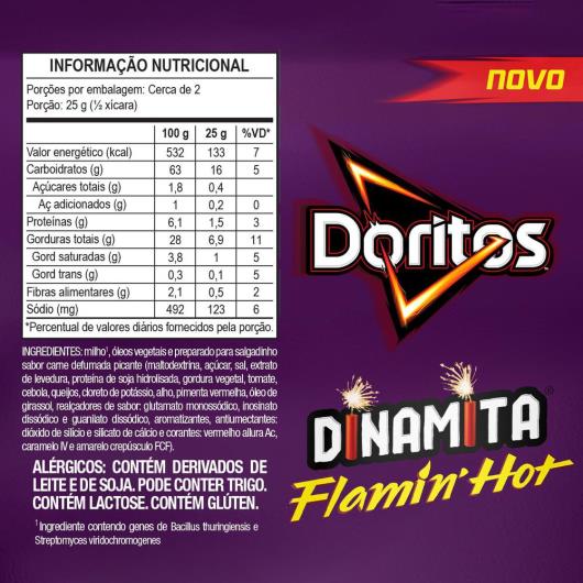 Salgadinho Dinamita Flamin Hot Doritos 60G - Imagem em destaque