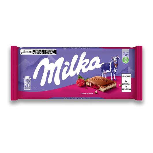 Chocolate raspberry Milka 100g - Imagem em destaque
