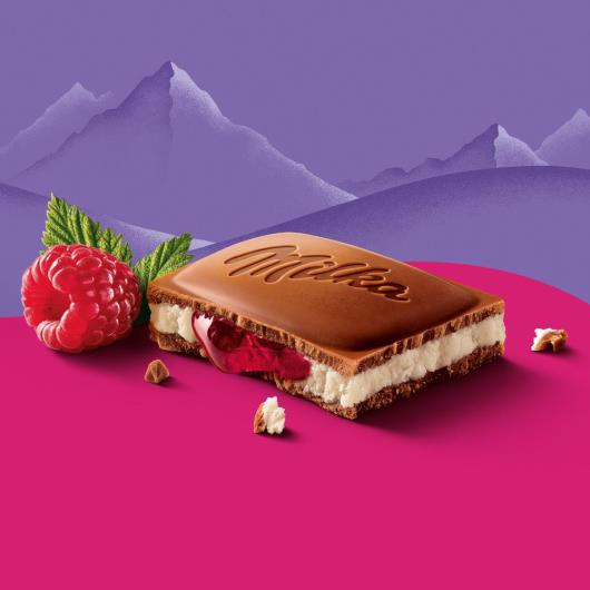 Chocolate raspberry Milka 100g - Imagem em destaque