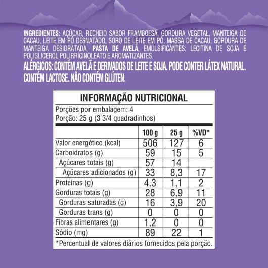 Chocolate raspberry Milka 100g - Imagem em destaque