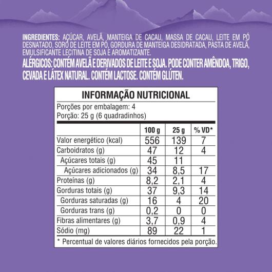 Chocolate Milka Whole Hazelnuts 100g - Imagem em destaque