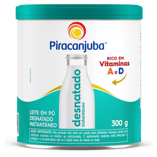 Leite em pó desnatado Piracanjuba 300g - Imagem em destaque