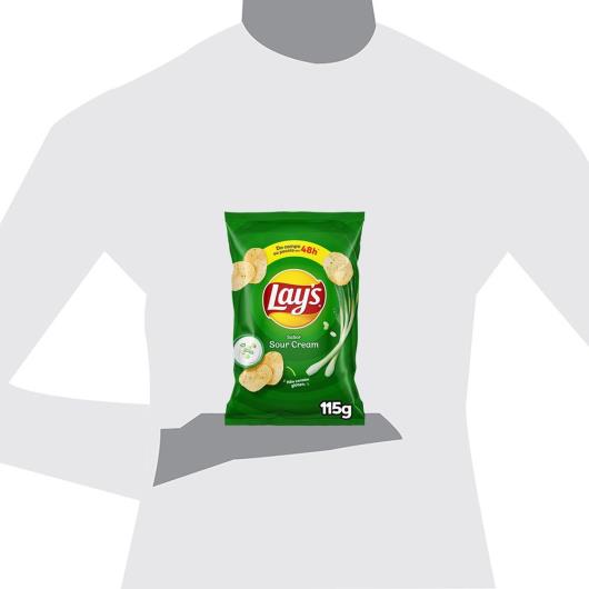 Batata Frita Lisa Creme De Cebola Lays 115G - Imagem em destaque