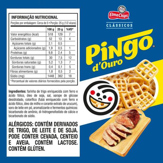 Salgadinho Picanha Elma Chips Pingo Douro 120G - Imagem em destaque