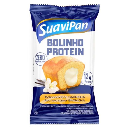 Bolinho Suavipan Protein Recheio Baunilha 55g - Imagem em destaque