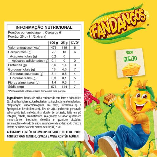 Salgadinho Queijo Elma Chips Fandangos 160G - Imagem em destaque