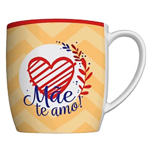 Caneca Feminina Allmix Porcelana Mãe Te Amo 360ml - Imagem em destaque