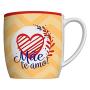 Caneca Feminina Allmix Porcelana Mãe Te Amo 360ml
