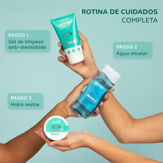 Gel de Limpeza Facial Suave e Profunda Antioleosidade Monange Bisnaga 120g - Imagem em destaque