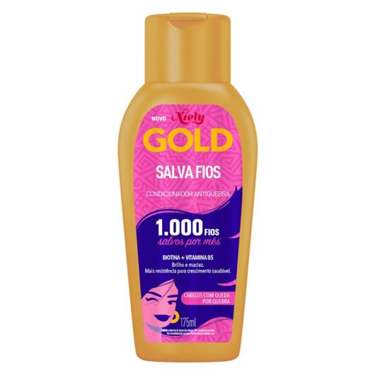 Condicionador Niely Gold Antiquebra Salva Fios 175ml - Imagem em destaque
