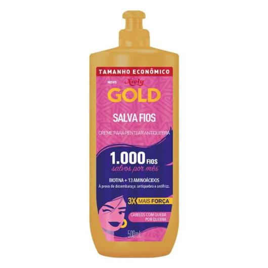 Creme para Pentear Niely Gold Antiquebra Salva Fios 500ml - Imagem em destaque