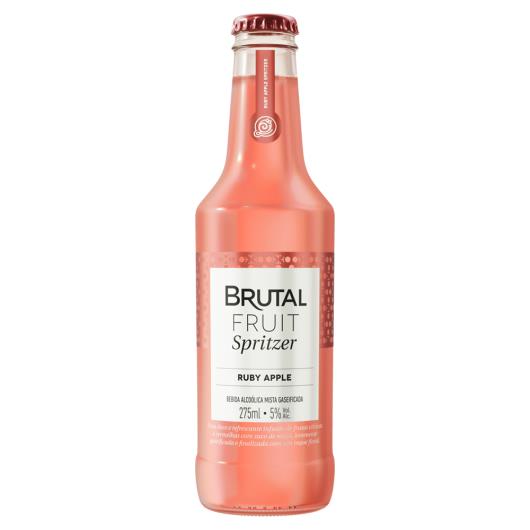 Bebida Mista Alcoólica Gaseificada Ruby Apple Brutal Fruit Garrafa 275ml - Imagem em destaque