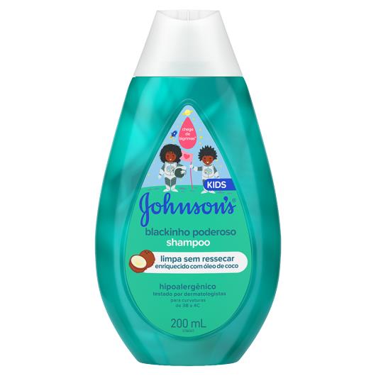 Shampoo Johnson's Kids Blackinho Poderoso Frasco 200ml - Imagem em destaque