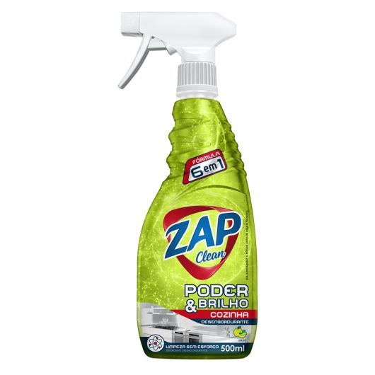 Desengordurante Zap Clean Cozinha Limão Gatilho 500ml - Imagem em destaque