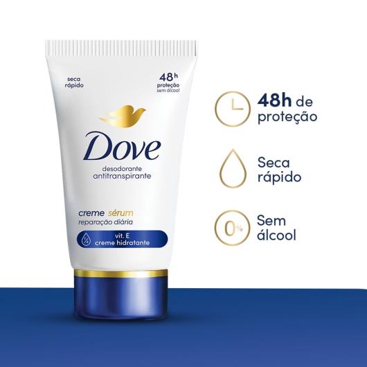 Antitranspirante Creme Sérum Reparação Diária Dove 50g - Imagem em destaque