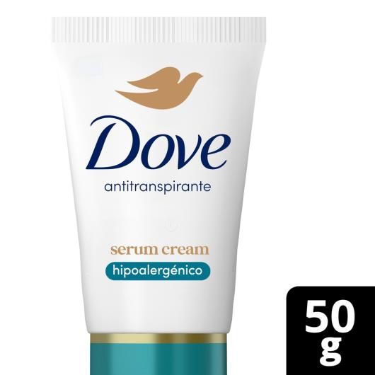 Antitranspirante Creme Sérum Pele Sensível Dove Bisnaga 50g - Imagem em destaque
