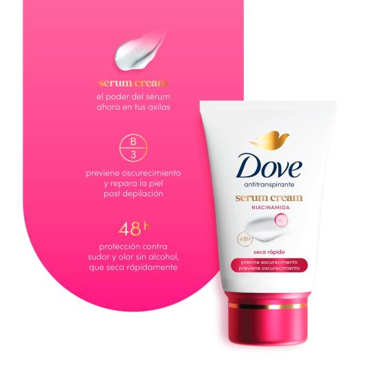 Antitranspirante Creme Sérum Previne Escurecimento Dove 50g - Imagem em destaque