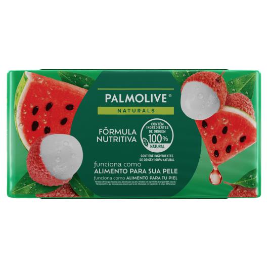 Pack Sabonete Barra Hidratação Refrescante Melancia e Lichia Palmolive Naturals Envoltório 510g 6 Unidades - Imagem em destaque