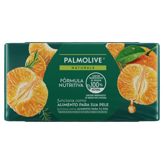 Pack Sabonete Barra Frescor Nutritivo Tangerina e Alecrim Palmolive Naturals Envoltório 510g 6 Unidades - Imagem em destaque