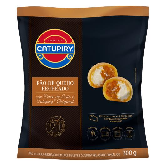 Pão de Queijo Congelado Recheio Doce de Leite e Catupiry Original Pacote 300g - Imagem em destaque