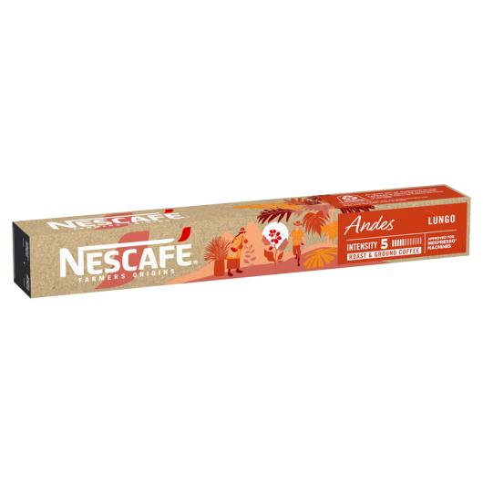 Café em Cápsula Torrado e Moído Lungo Andes Nescafé Farmers Origins Caixa 44g 10 Unidades - Imagem em destaque