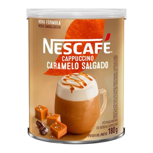Nescafé Cappuccino Caramelo Salgado 180g - Imagem em destaque