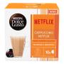 Cappuccino em Cápsula Caramelo Salgado Netflix Nescafé DolceGusto Caixa 175g 10 Unidades