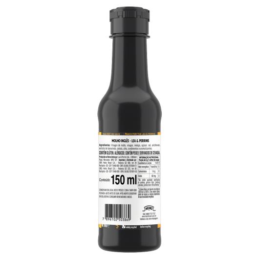 Molho Inglês Worcestershire Lea & Perrins Vidro 150ml - Imagem em destaque