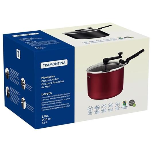 Pipoqueira Tramontina Antiaderente Loreto Starflon 20cm 3,5l - Imagem em destaque
