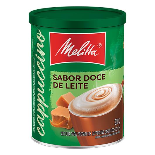 Cappuccino Solúvel Doce de Leite Melitta Lata 200g - Imagem em destaque