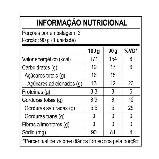 Sobremesa Láctea com Chantilly Chocolate Chandelle Bandeja 180g 2 Unidades - Imagem em destaque