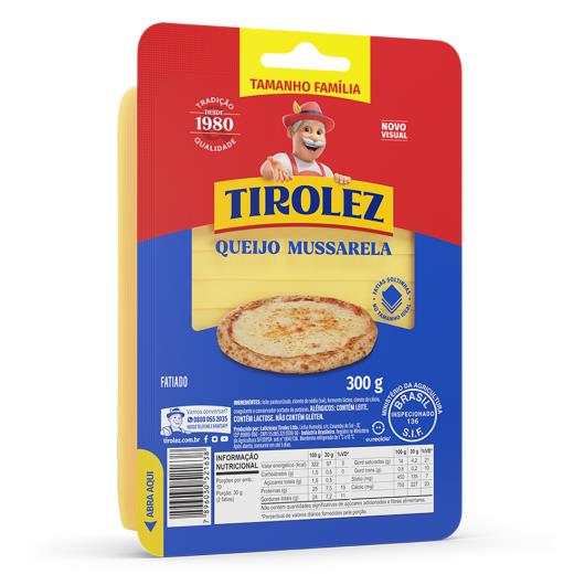 Queijo Prato Fatiado Tirolez 300g Embalagem Econômica Leve Mais Pague Menos - Imagem em destaque