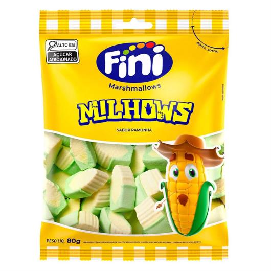 Marshmallow Fini Milhows Pamonha 80g - Imagem em destaque