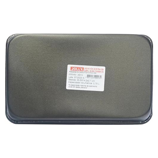 Assadeira Jolly Antiaderente - 23 X 14 X 2,7 cm - Imagem em destaque